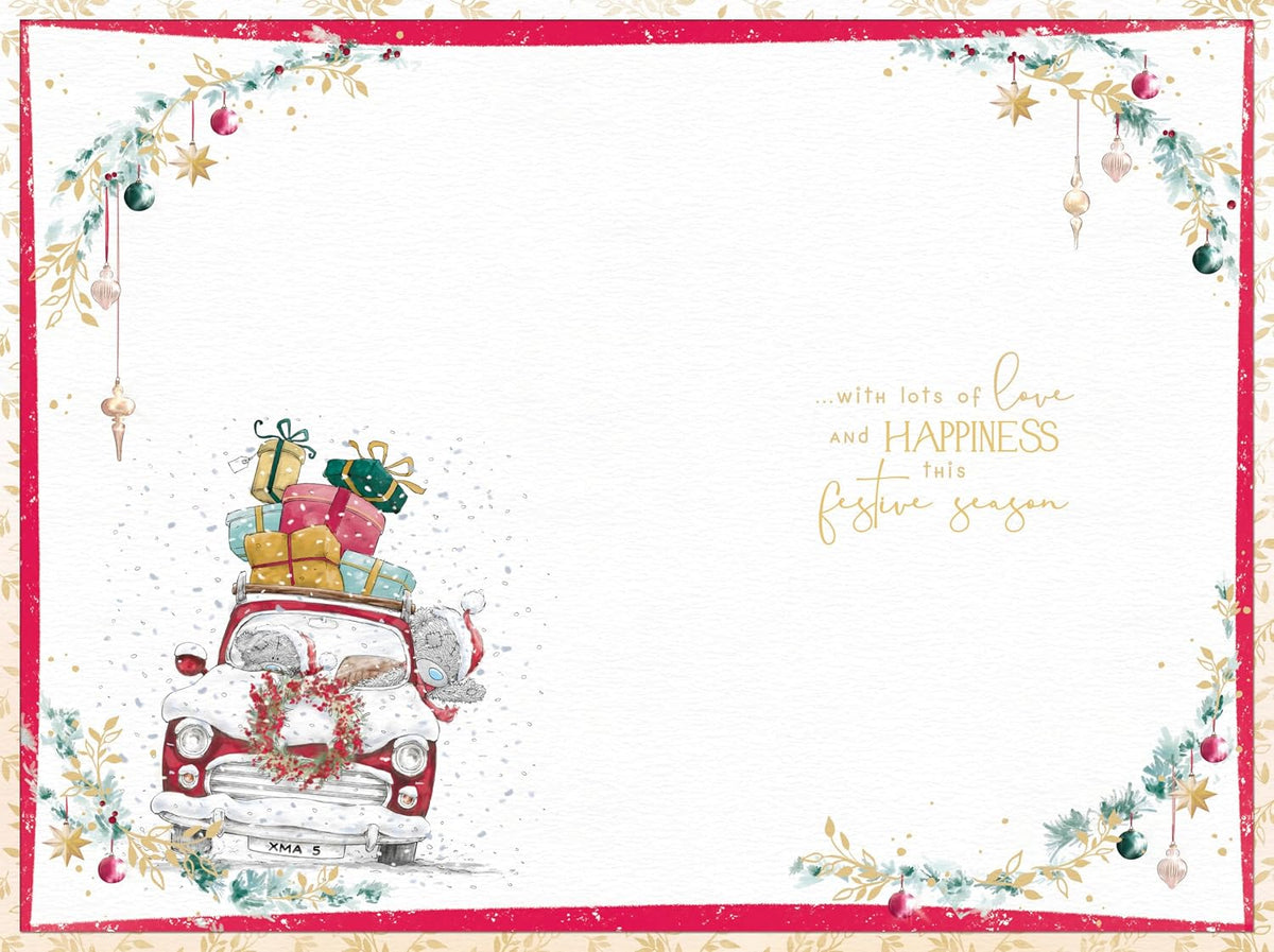 Bears Loading Gifts Into A Car Best Brother and Sister In law Christmas Card