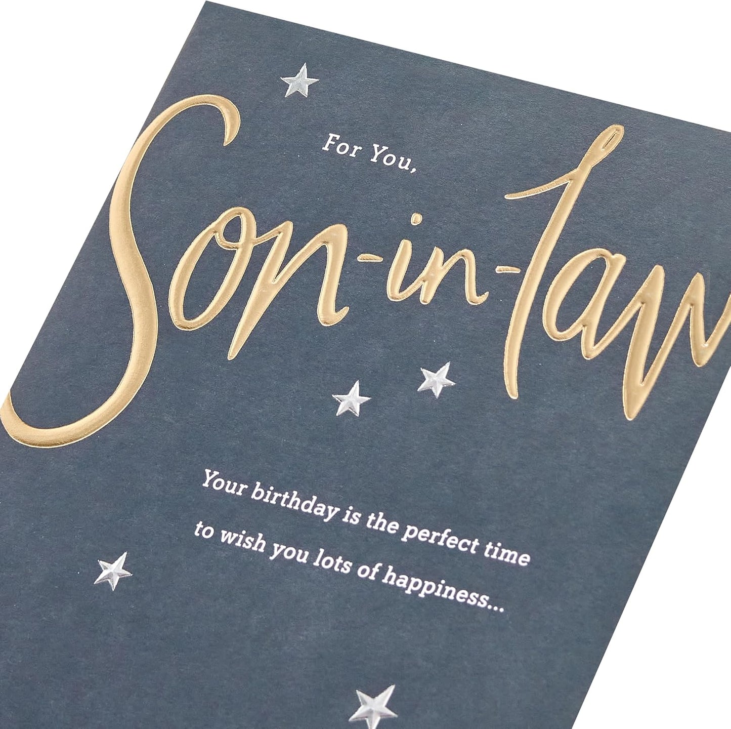 Dots Design Son In Law Birthday Card
