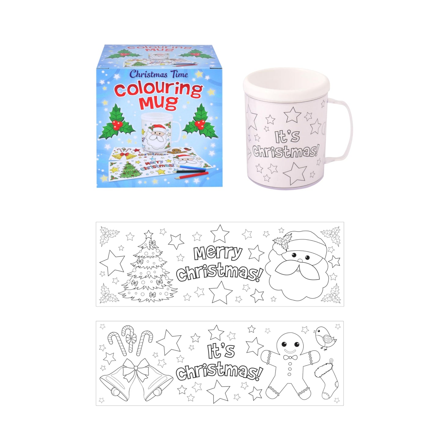 Colour Your Own Christmas Mug