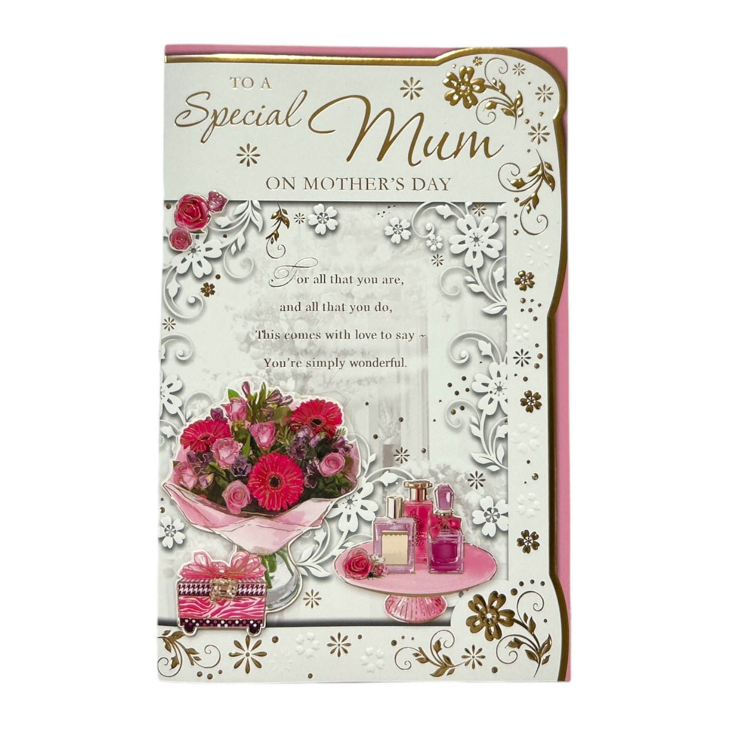 To A Special Mum Floral and Perfume Design Keepsake Mother's Day Boxed Card