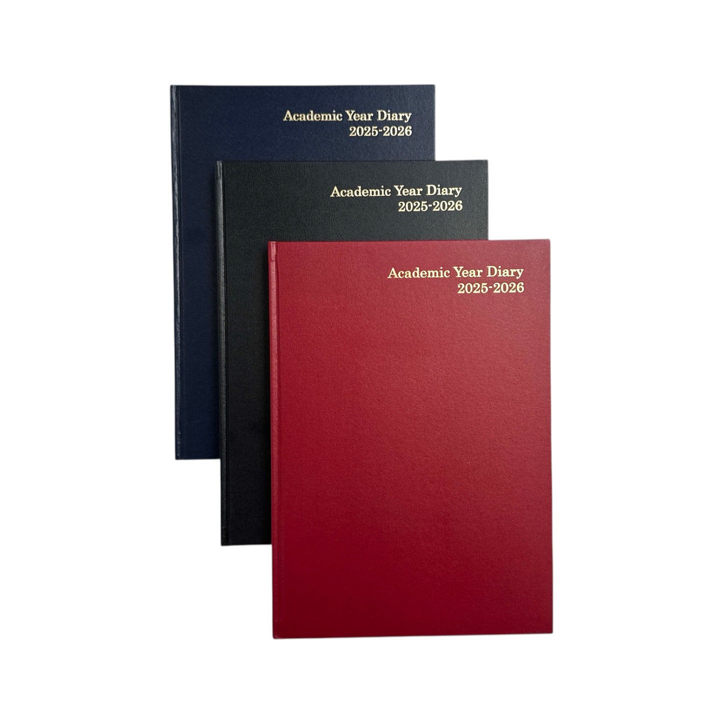 Janrax 2025-2026 A4 Day Per Page Black Academic Diary