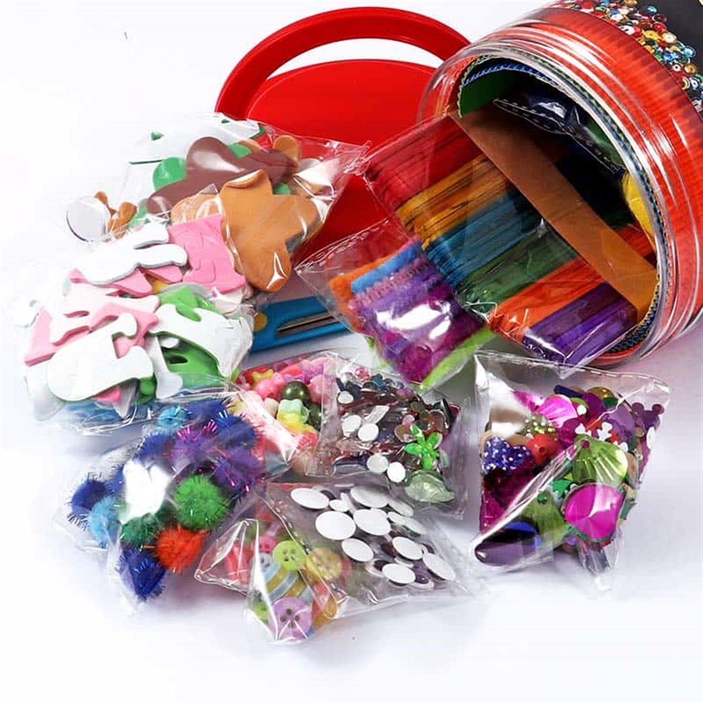 Pack of 500 Pieces DIY Arts and Crafts Set