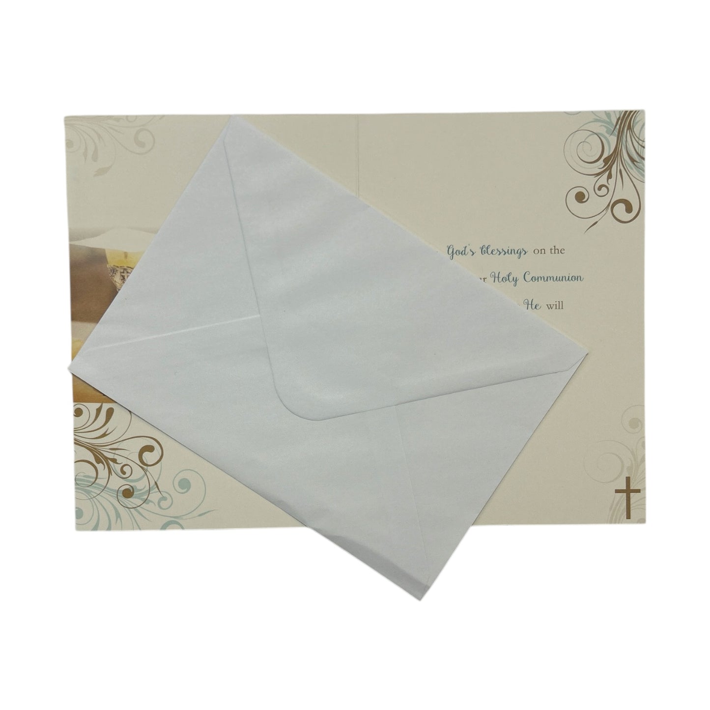 For You Granddaughter On Your First Communion Religious Congratulations Card