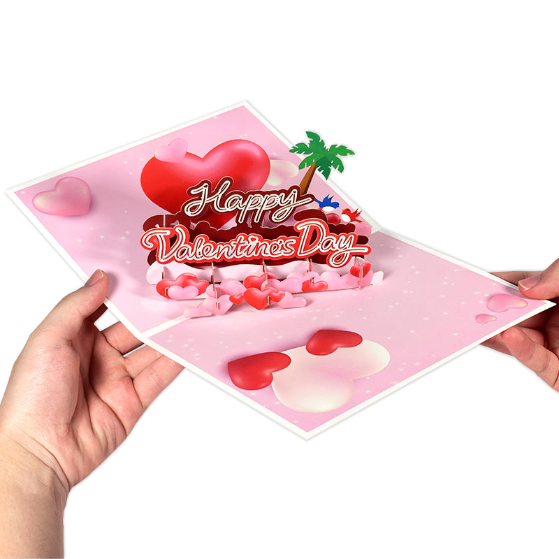 Love Island 3D Pop Up Valentine’s Day Card