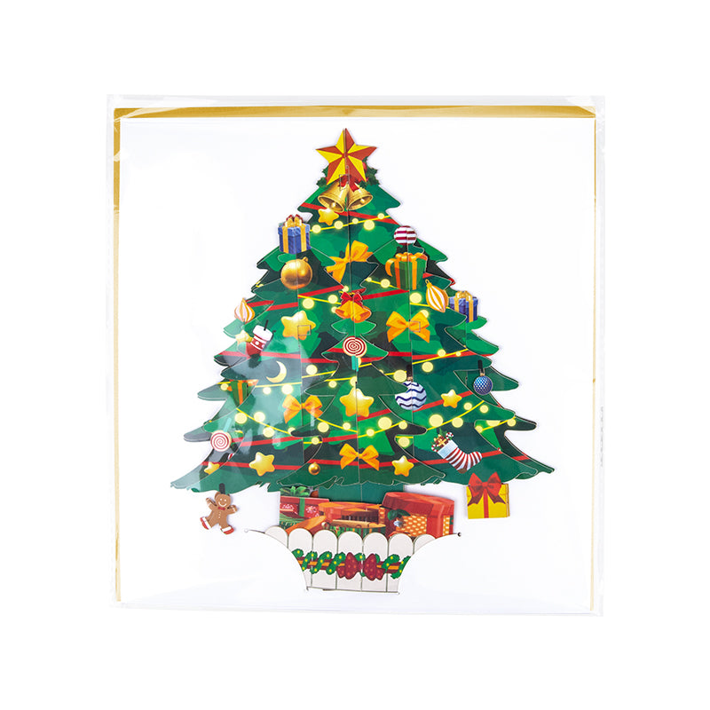 Season’s Tree of Light 3D Pop Up Christmas Card