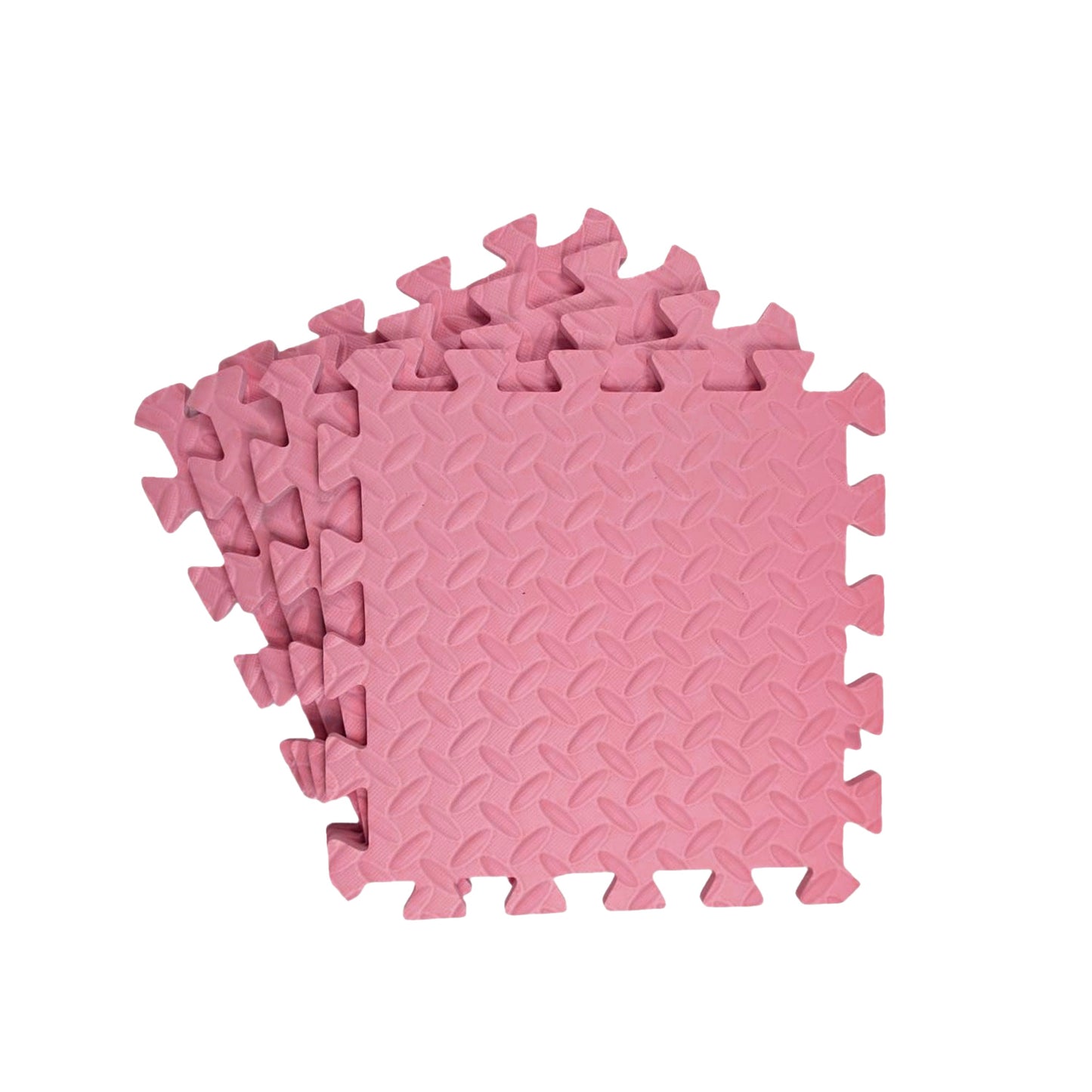 Pack of 40 30x30cm Pink Coloured 1cm Thick EVA Foam Mats