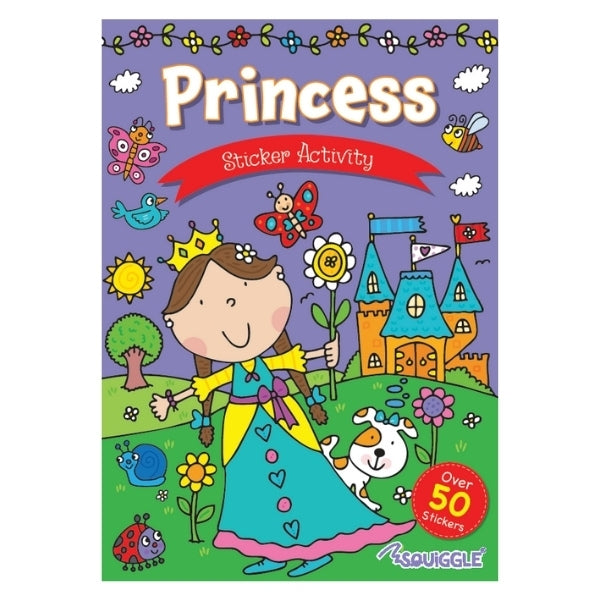 A4 Unicorn Or Princess Design My Fun Sticker Activity Book