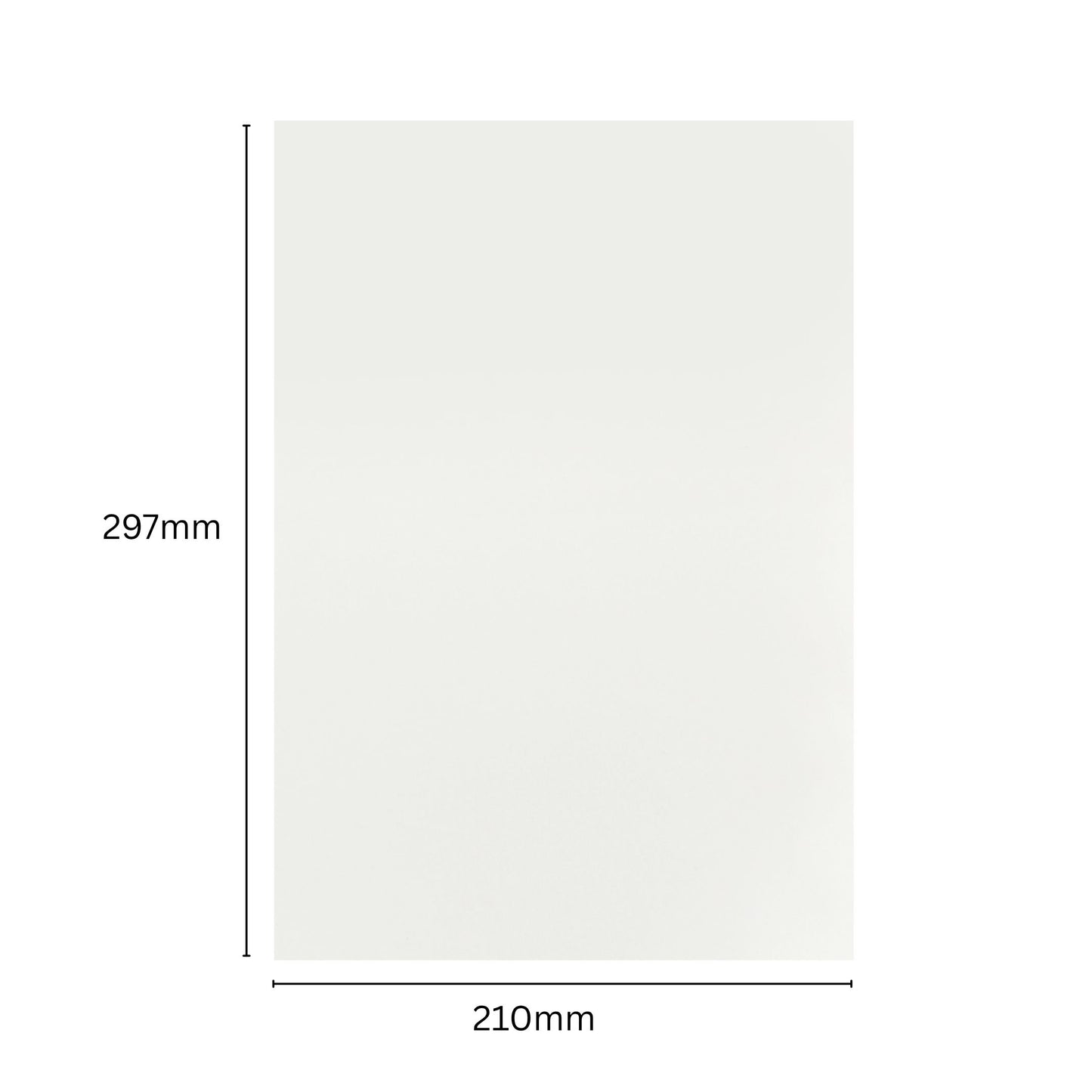 Pack of 10 A4 5mm White Foam Boards – 210 x 297mm