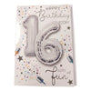 Happy Birthday 16 Today Have Fun Balloon Boutique Greeting Card
