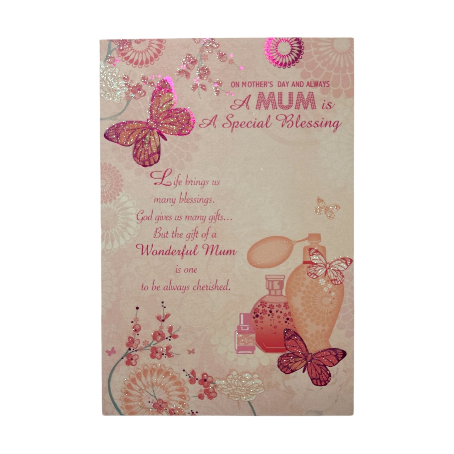 On Mother's Day And Always A Mum Special Blessing Greeting Card