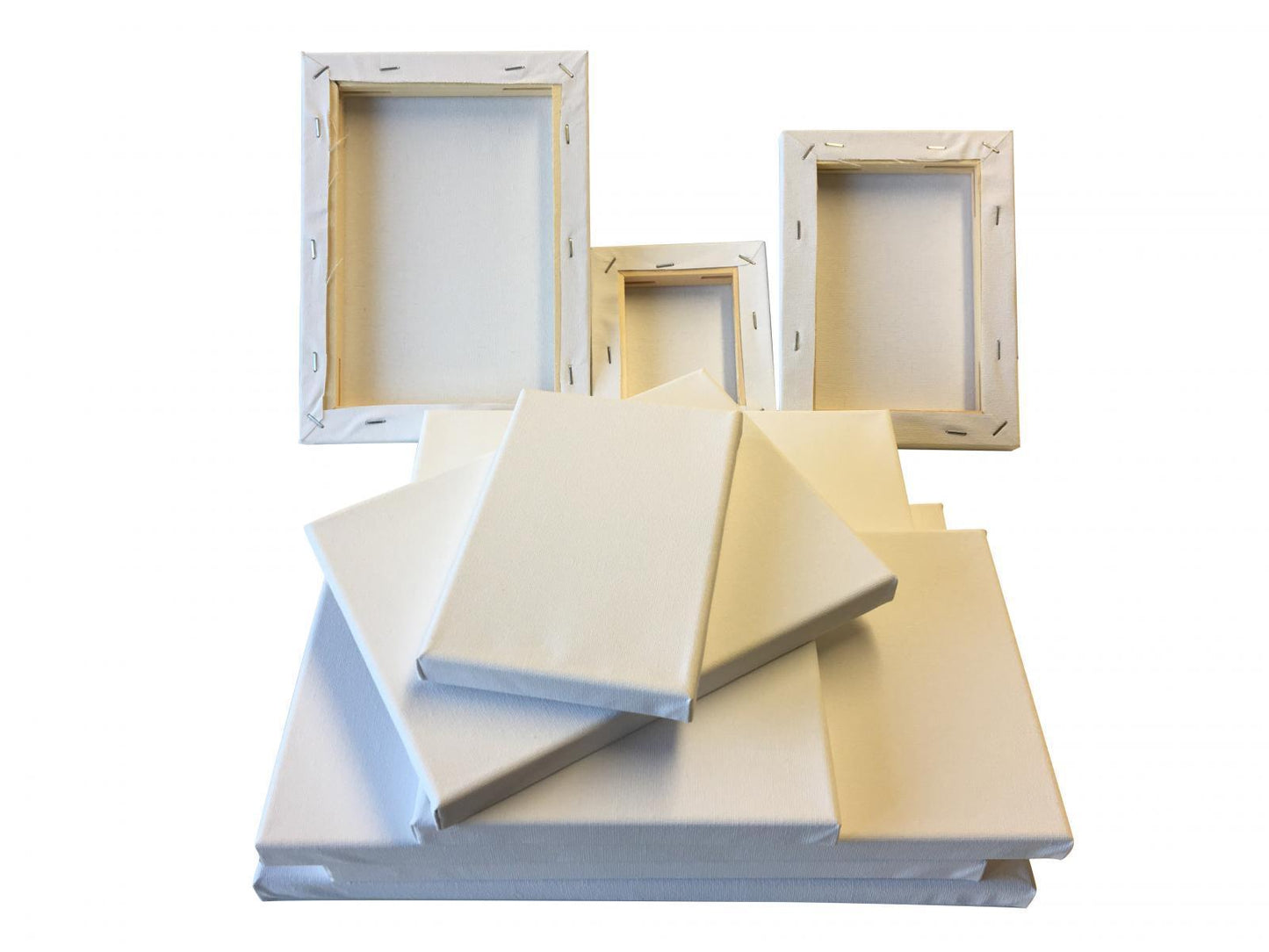 Stretched Mini Canvas Wooden Frame 280gsm 10x10cm