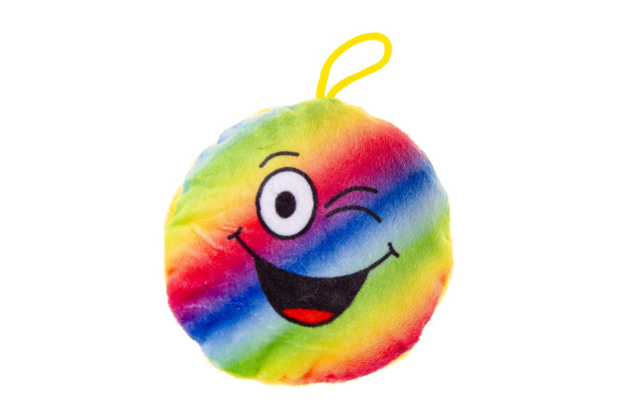Single Plush Rainbow Emotion Face 10cm