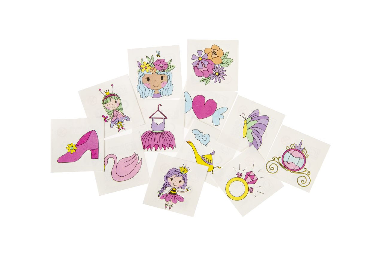 48 Pack of 12 Pieces Princess Tattoos