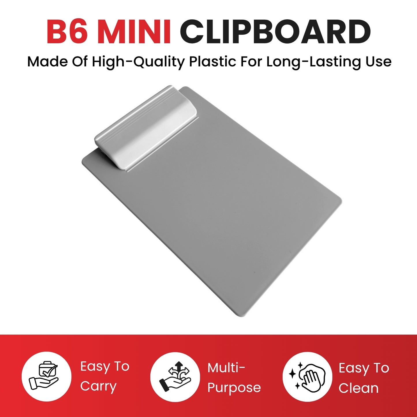 B6 Mini Blue Clipboard Ideal for Restaurants and Bars