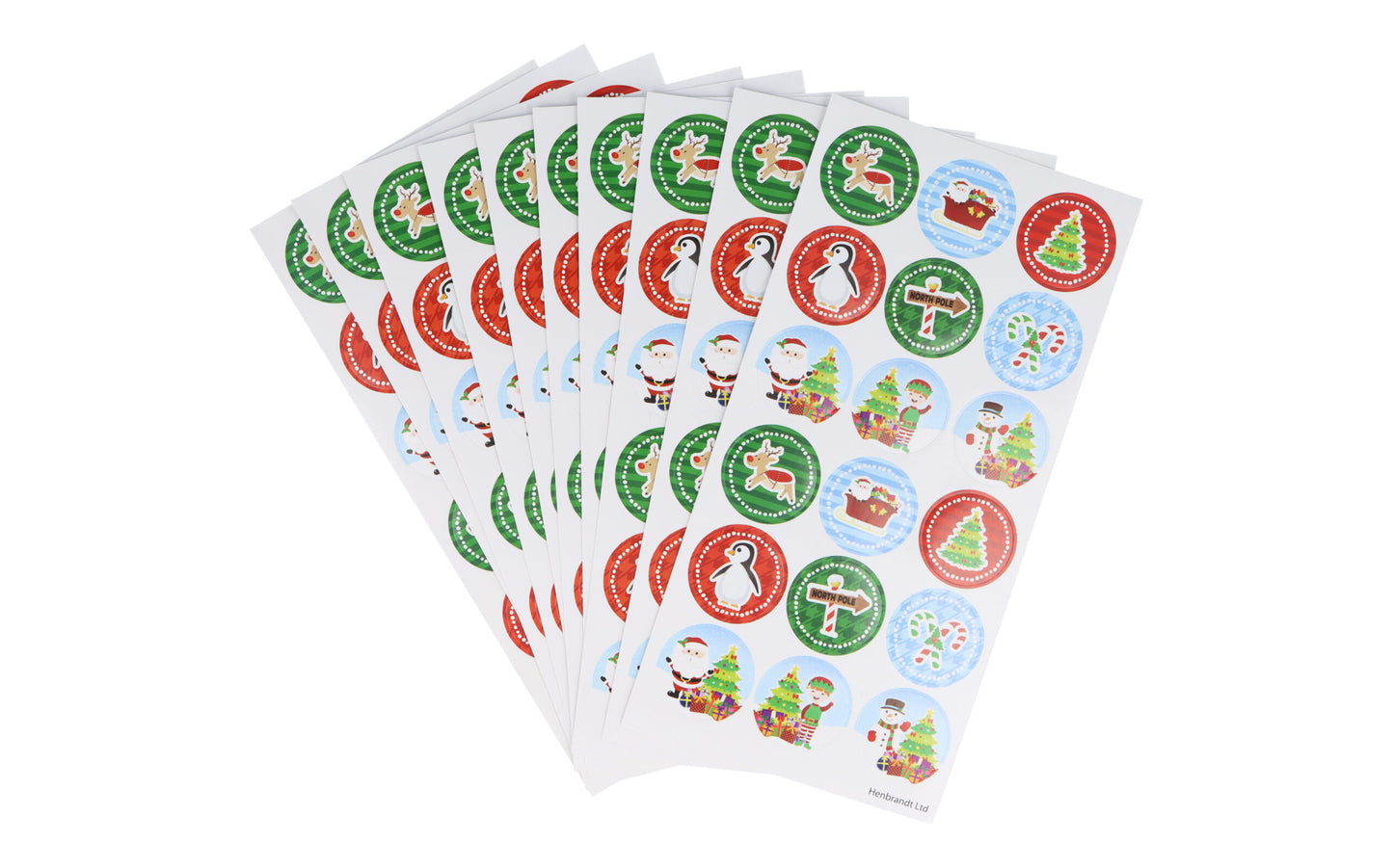 Pack of 180 Christmas Stickers