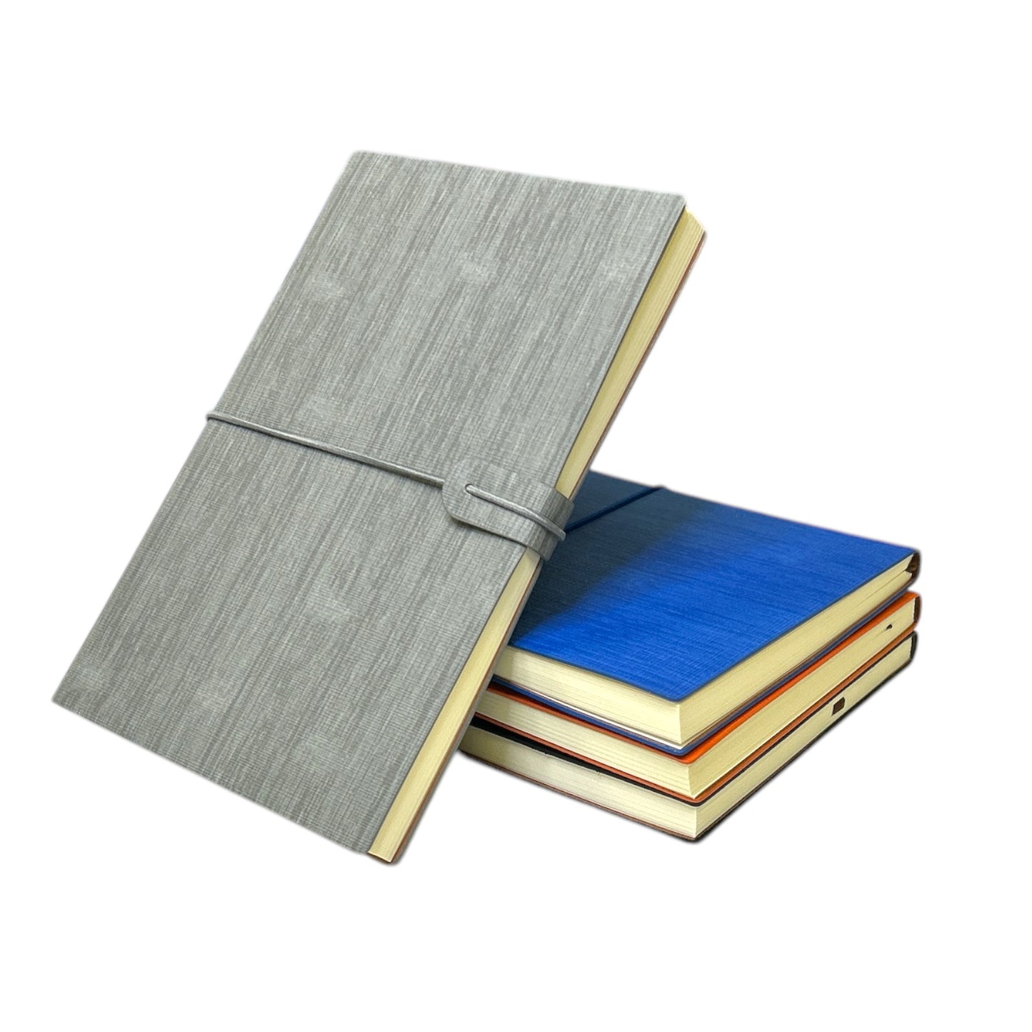 Single A5 96 Sheets Ruled PU Leather Soft Cover Notebook with Rope Closure