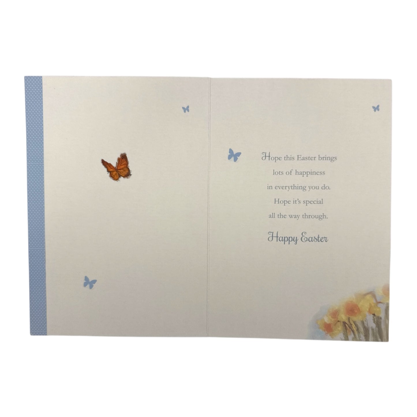 To All Of You Cute Lamb Floral Design Easter Card