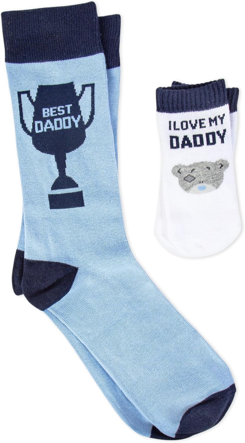 Tatty Teddy Father's Day 'Daddy and Me' Matching Socks Set Official Collection
