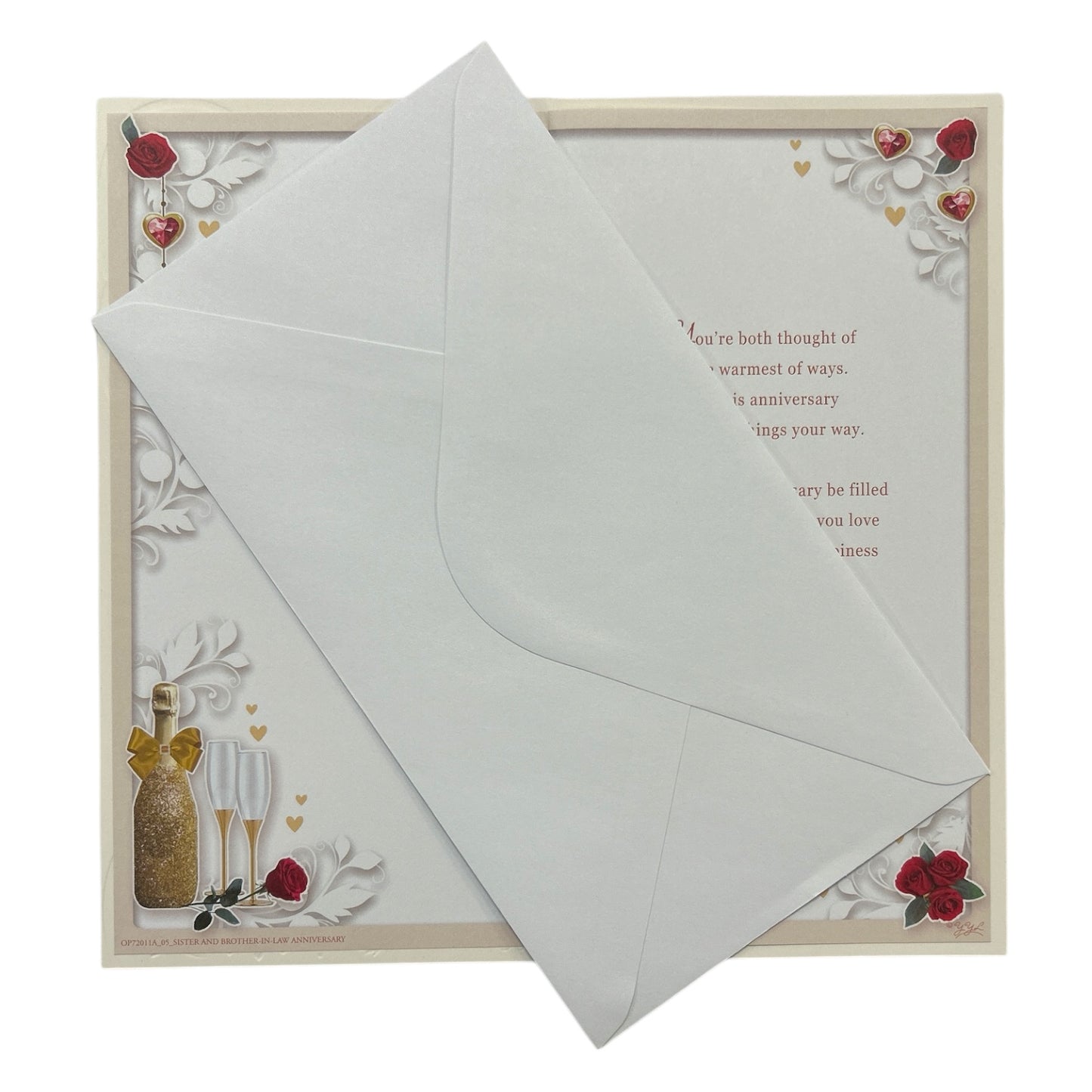 Sister & Brother in Law Anniversary Greeting Card