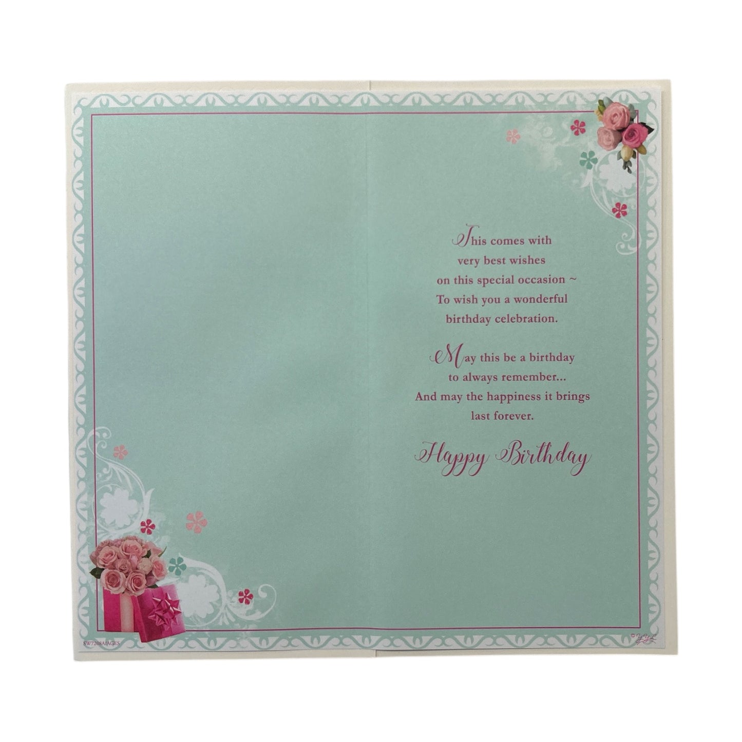 Happy Birthday 100 Today! Open Female Soft Whispers Card