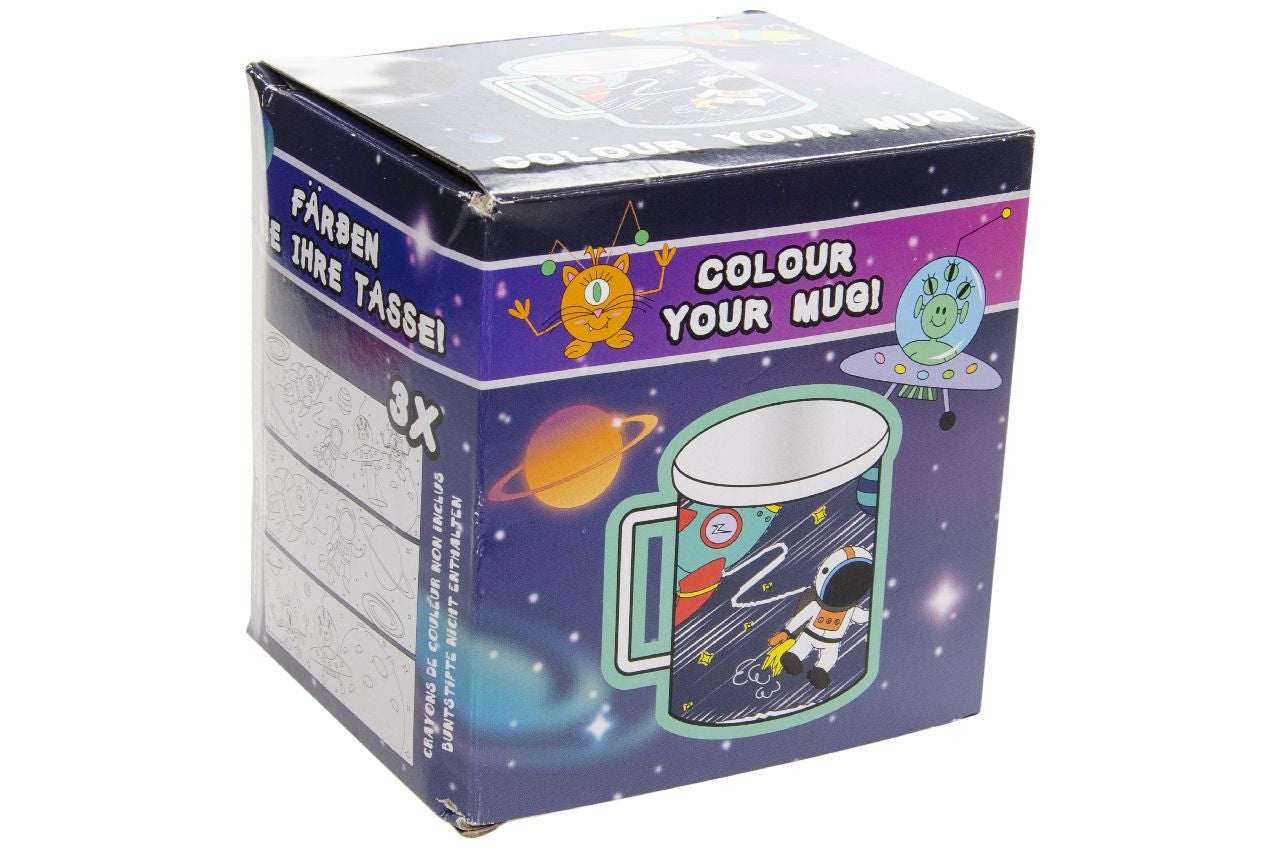 Space Theme Color Your Own Mug