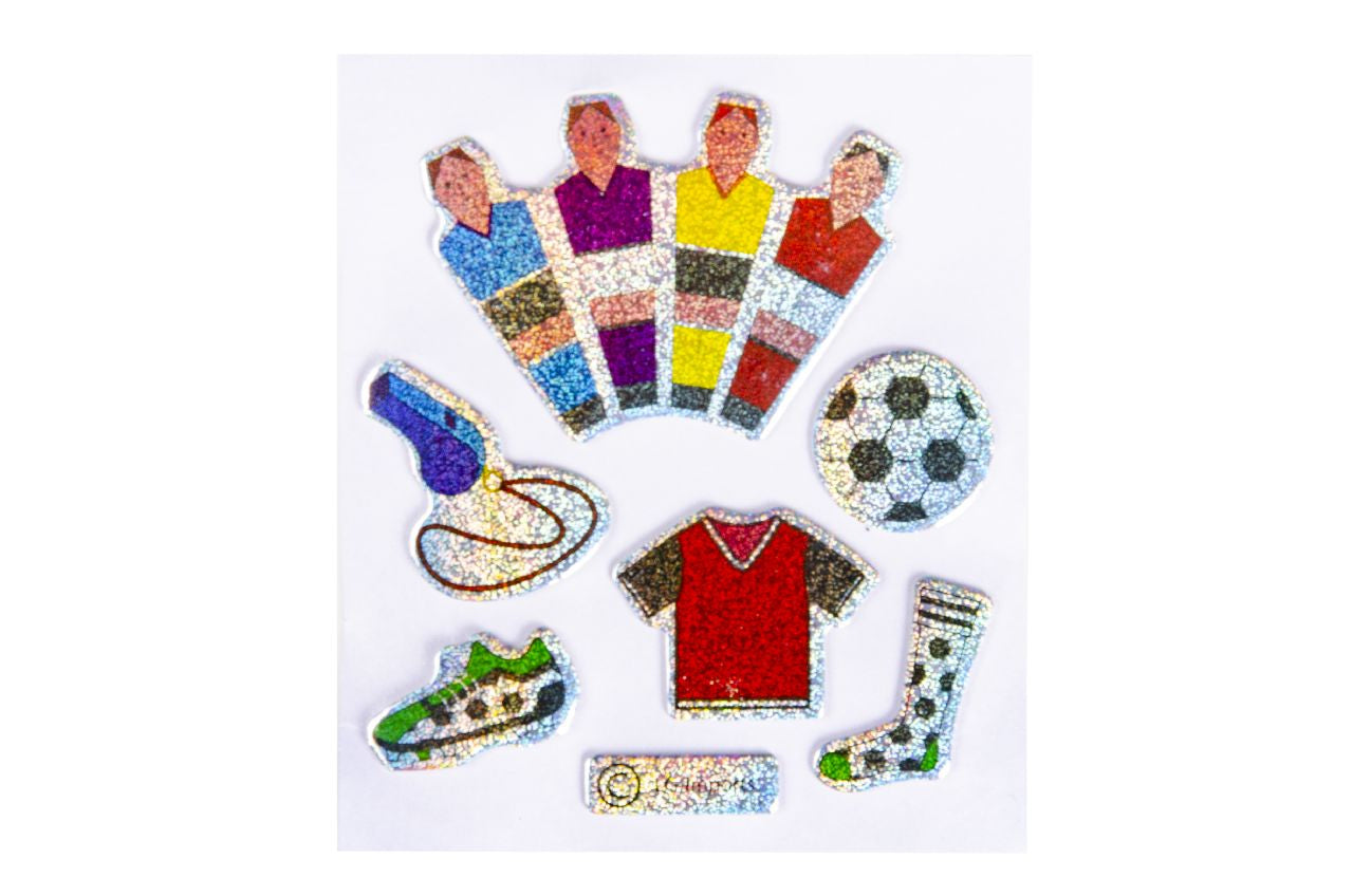 Shiny Football Stickers