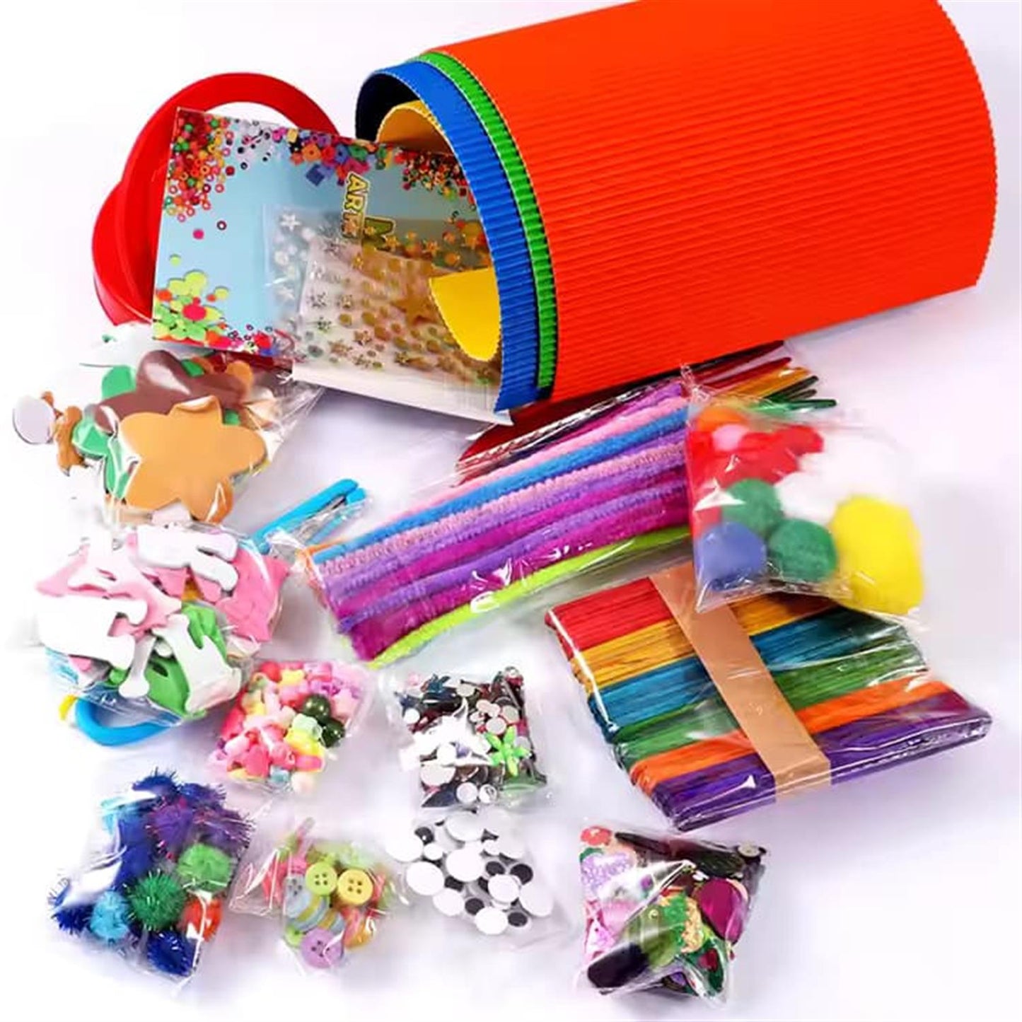Pack of 500 Pieces DIY Arts and Crafts Set