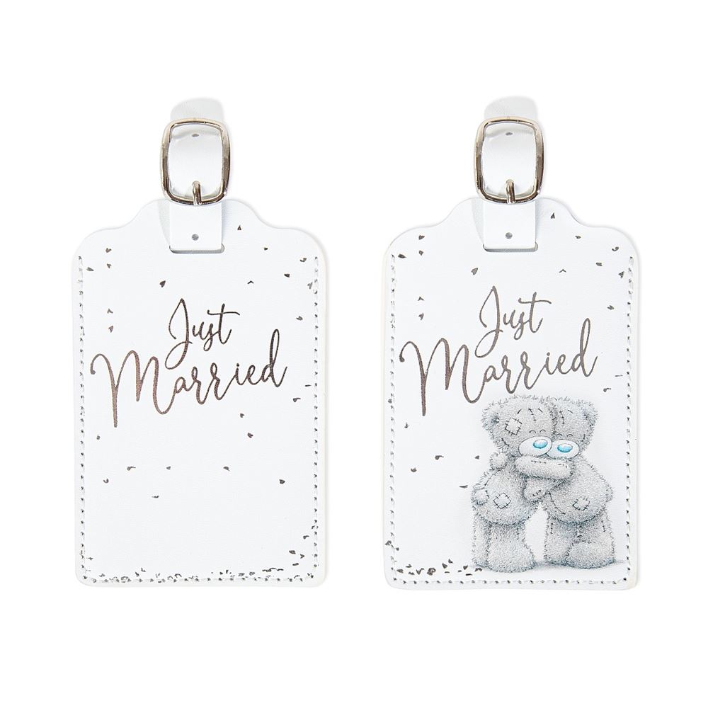 Me to You Tatty Teddy 'Just Married' Set of 2 Luggage Tags Official Wedding Collection