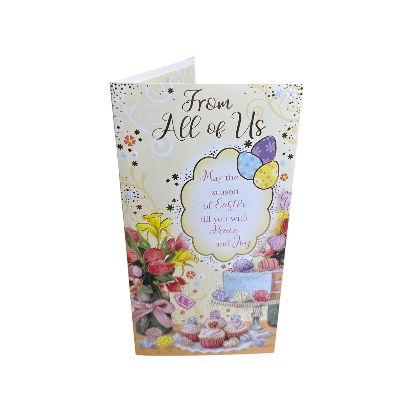 From All Of Us Cupcakes and Eggs Design Easter Card