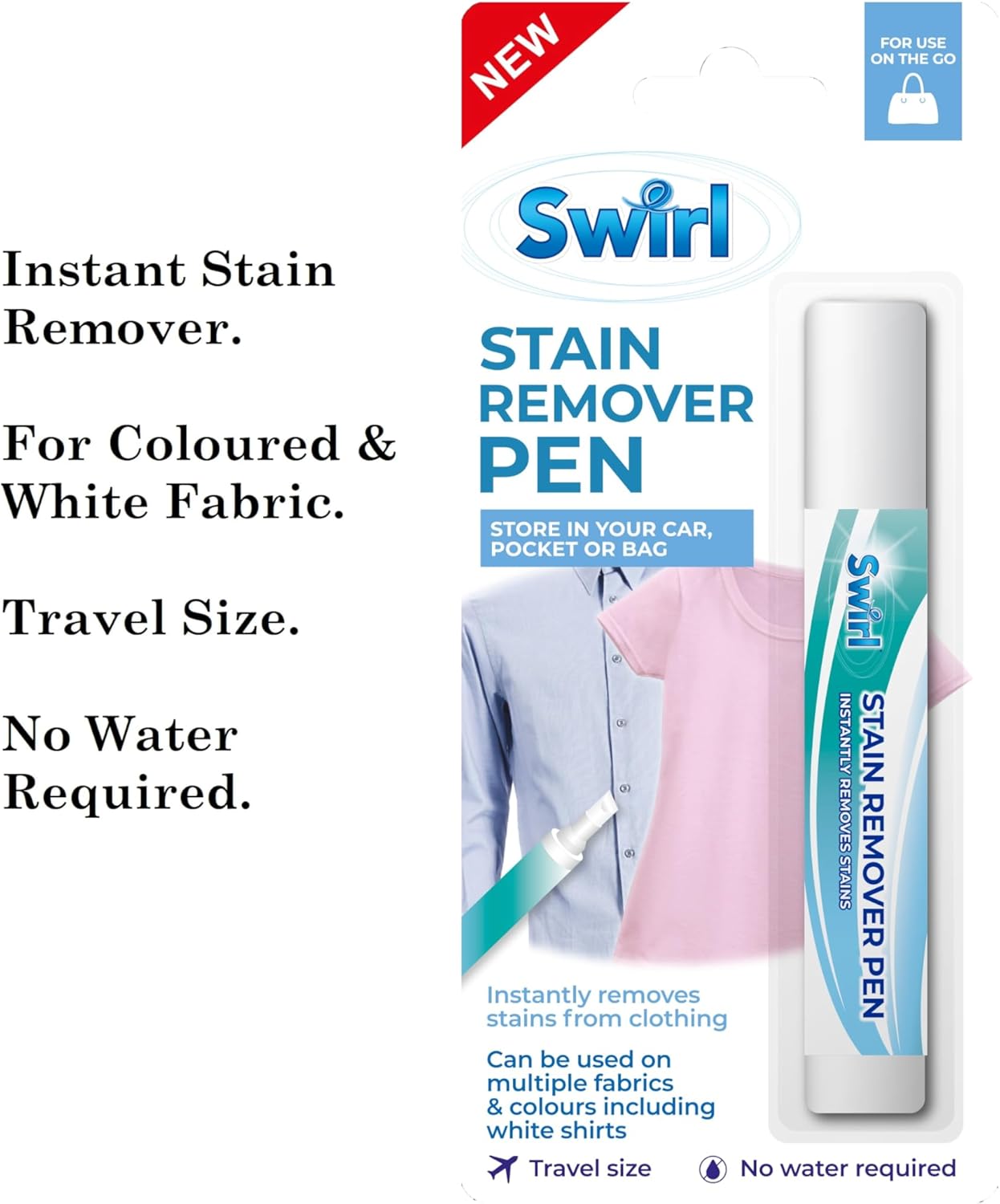 Stain Remover Pen - Instant On The Go Liquid Stain Remover Travel Pen