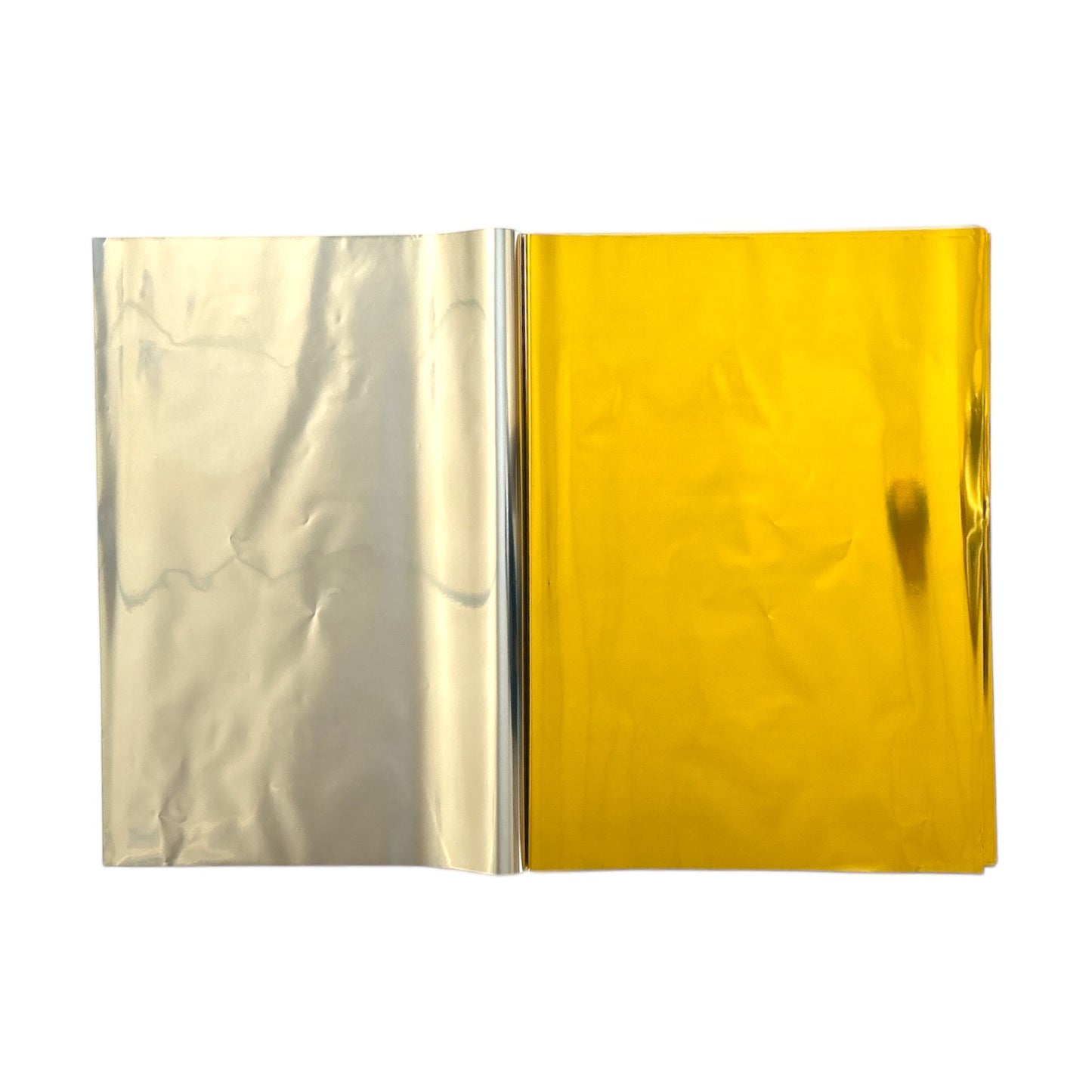 Pack of 25 Gold Metallic Gift Wrap Wrapping Paper Sheets