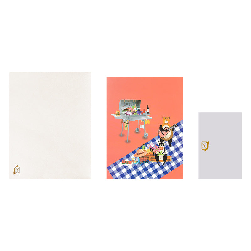 Grill & Chill 3D Barbecue Pop Up Card