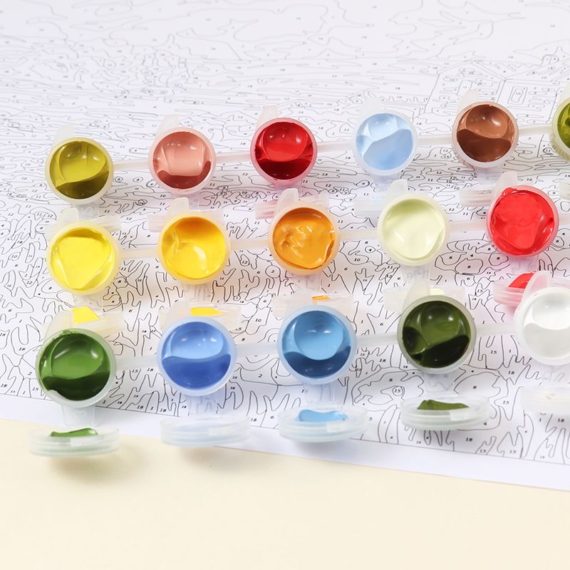 Canvas DIY Colour Your Own Painting by Numbers