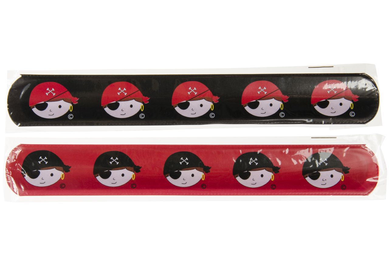 Pack of 12 Pirate Snap Bracelets