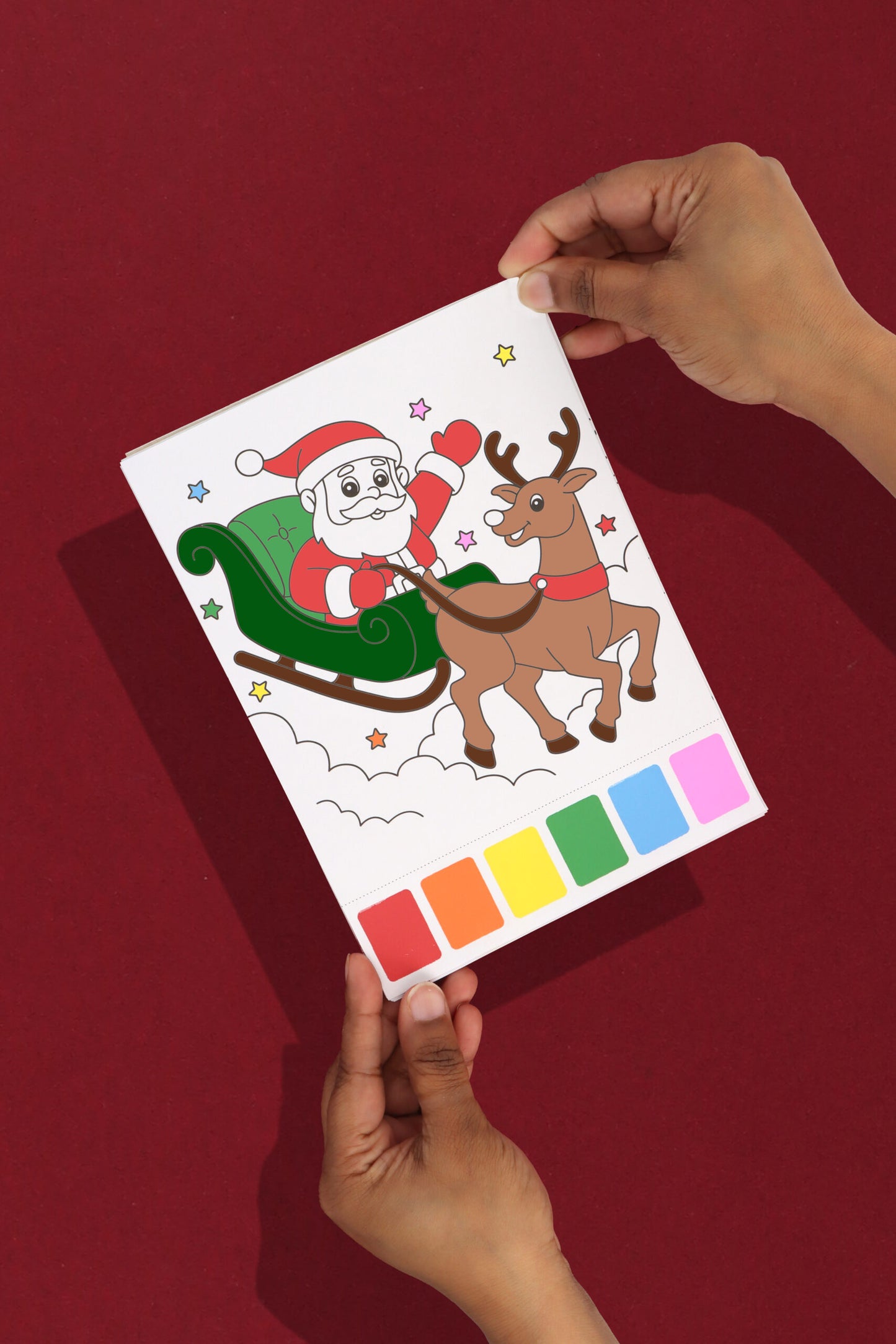 Christmas Water Colouring Set (21cm x 15cm)