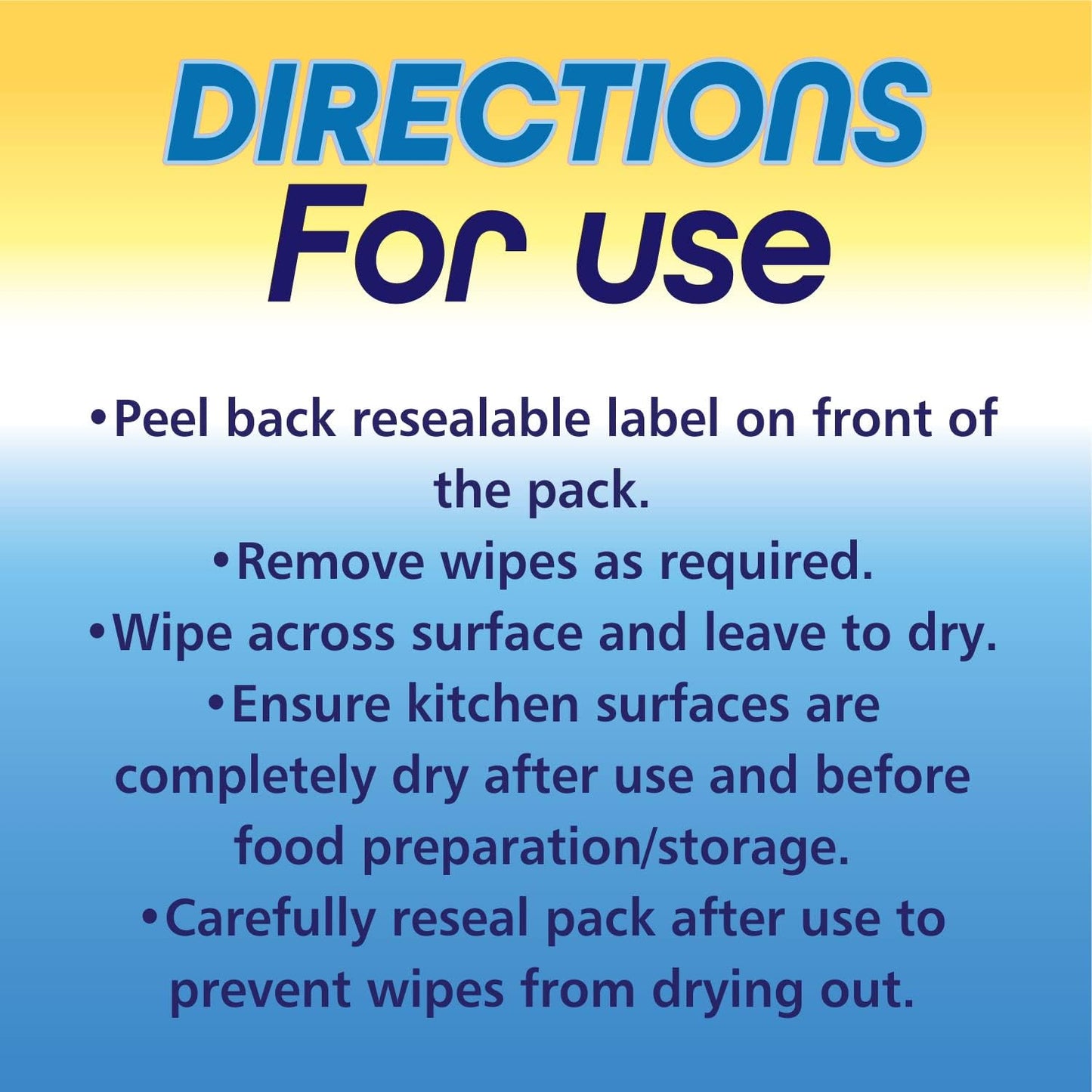 Pack of 50 Duzzit Biodegradable Antibacterial Clean And Fresh Wipes