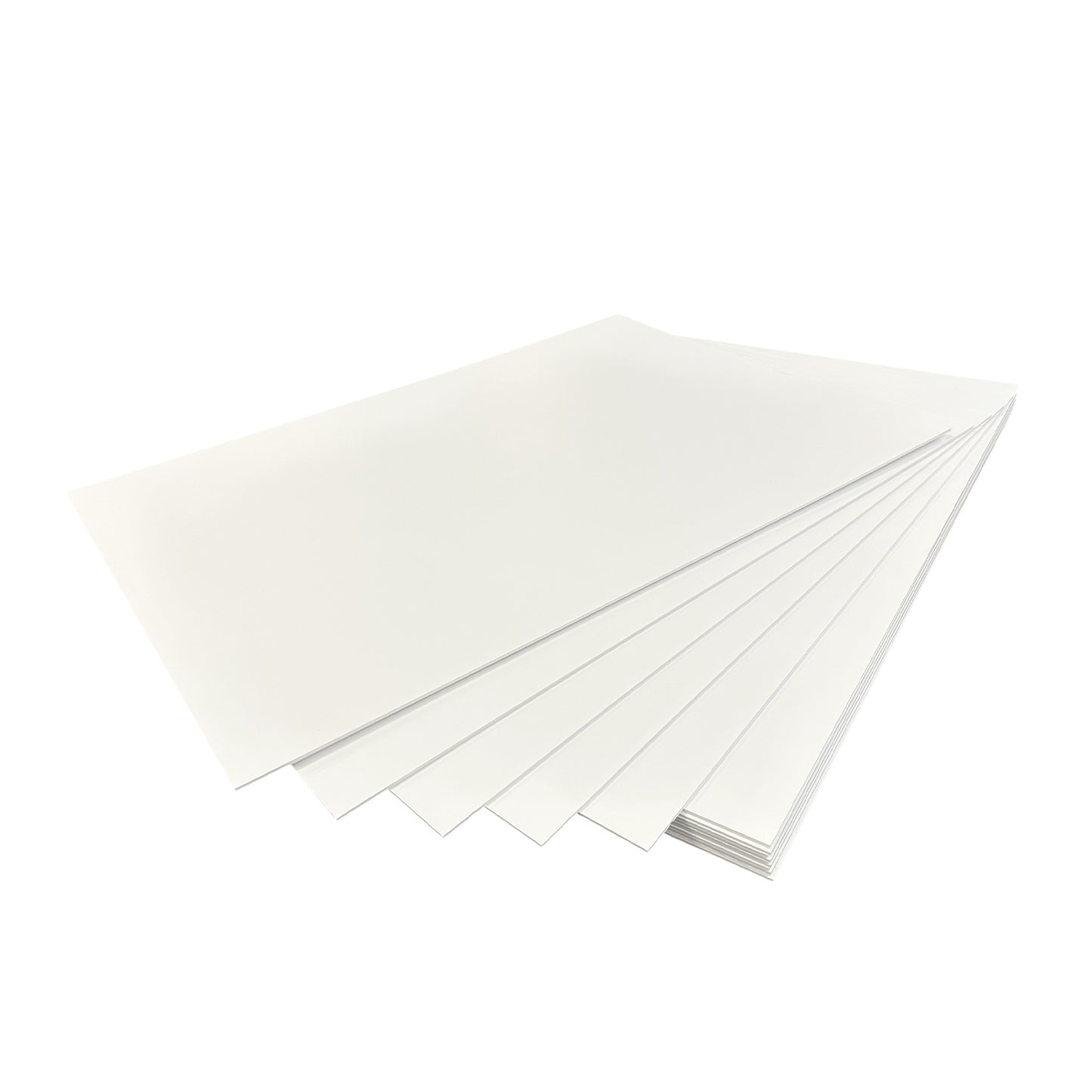 Pack of 5 A1 10mm Linen White Foam Boards – 594 x 841mm