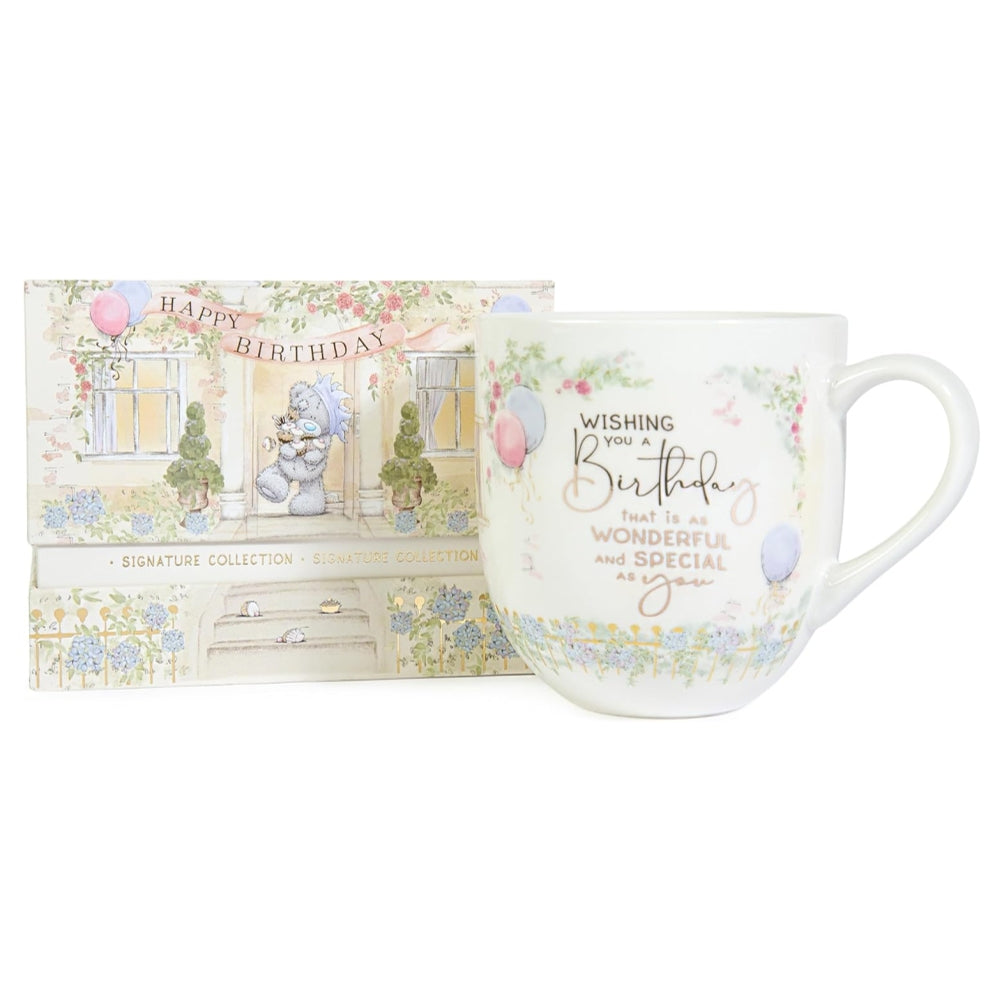Me to You Tatty Teddy Luxury Bone China Birthday Mug in Satin Lined Gift Box Signature Collection