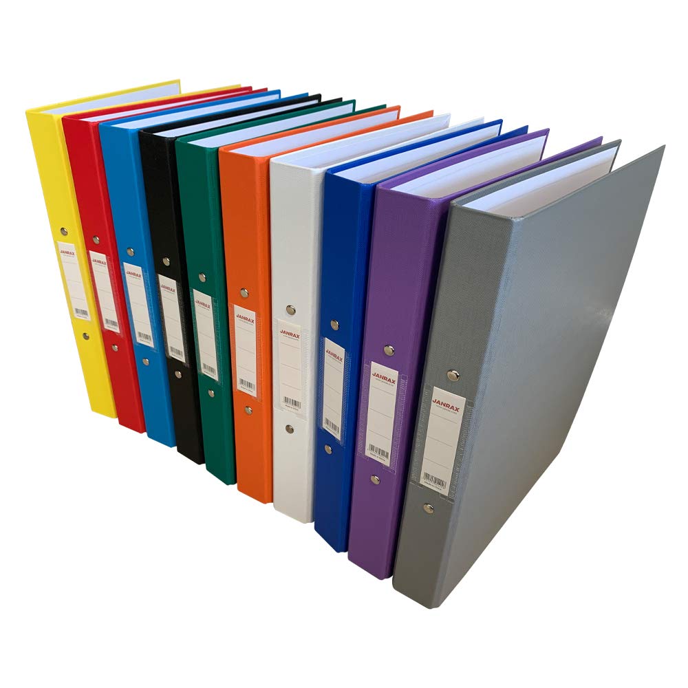 A4 Yellow Paper Over Board Ring Binder by Janrax