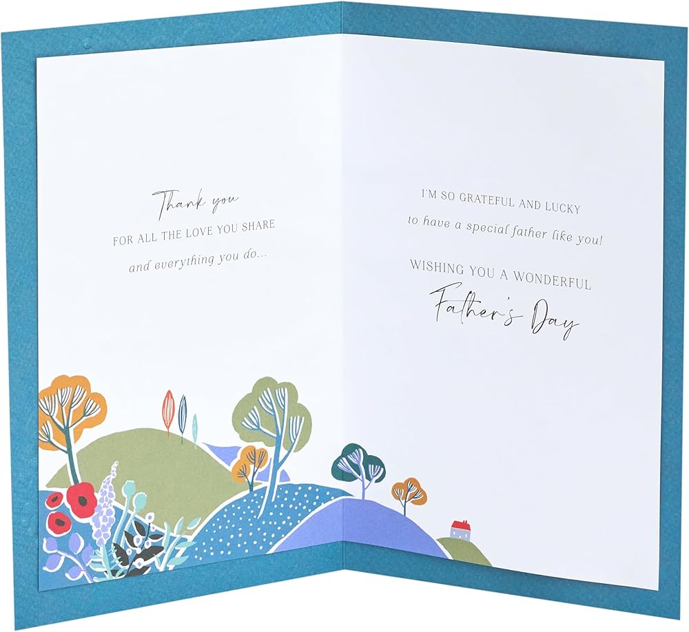 Fields Design Father's Day Card