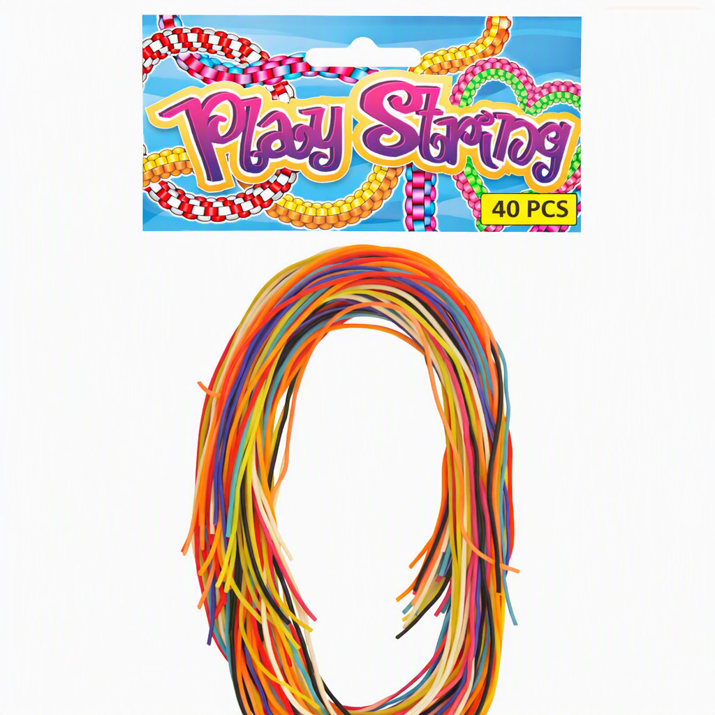 Pack of 40 Pieces Scoubidou Plastic Play Strings