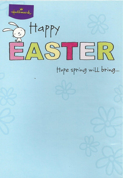 Happy Easter Hope Spring Will Bring Lots of Treats Your Way Greeting Card