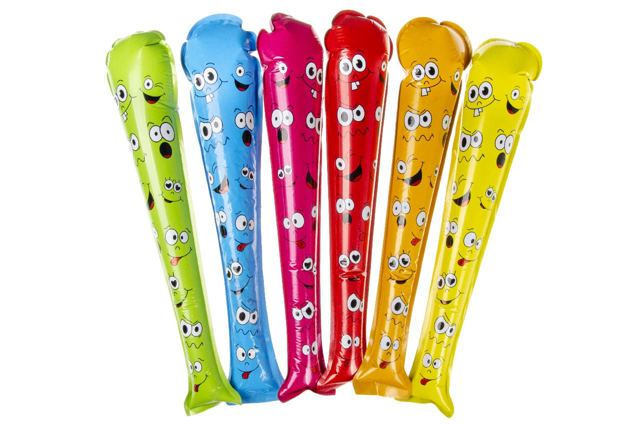 Pack of 48 Motion Face Print Self-Inflating Bats