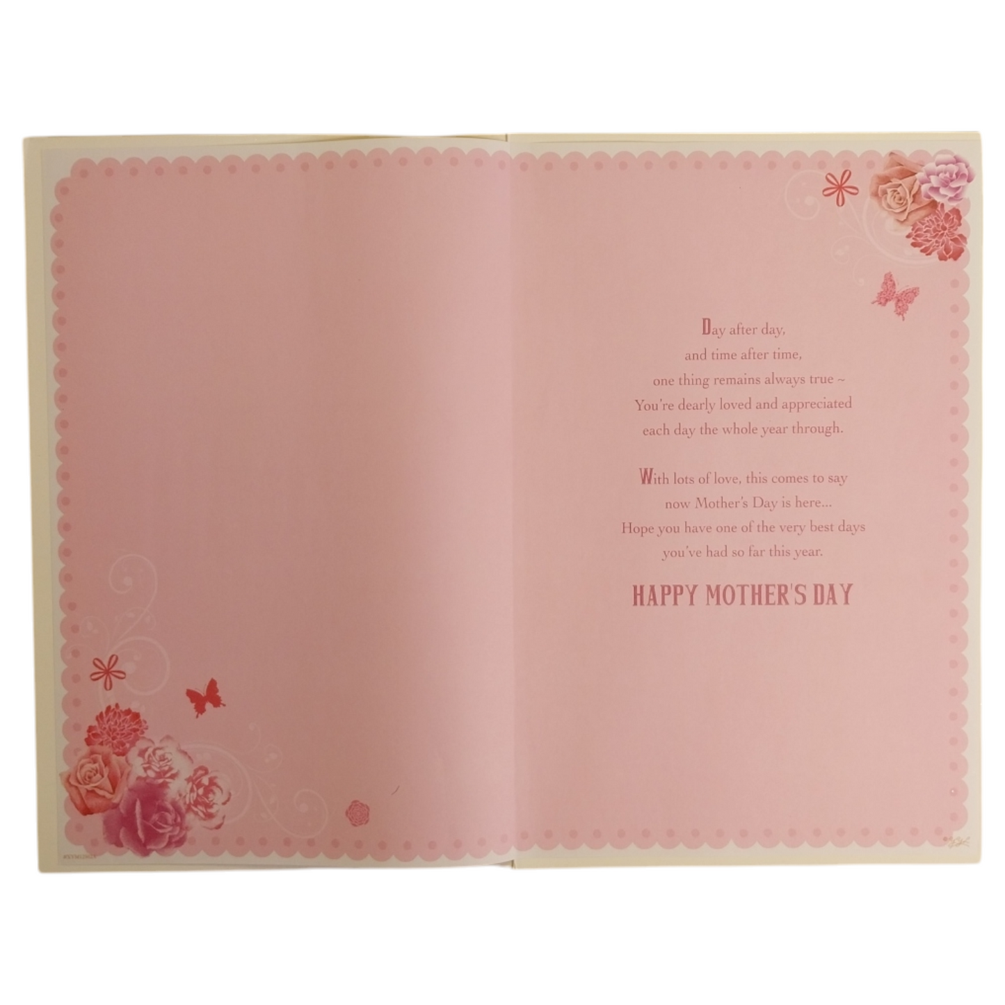 To My Partner Butterflies and Flowers Design Mother's Day Boxed Card