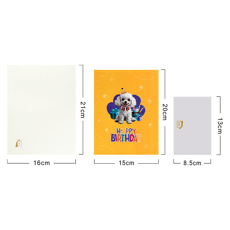 Party Pup Cheerful Dog Themed Birthday Card