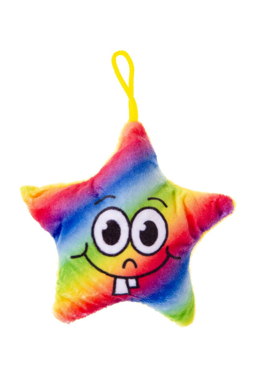 Single Plush Rainbow Star 10cm