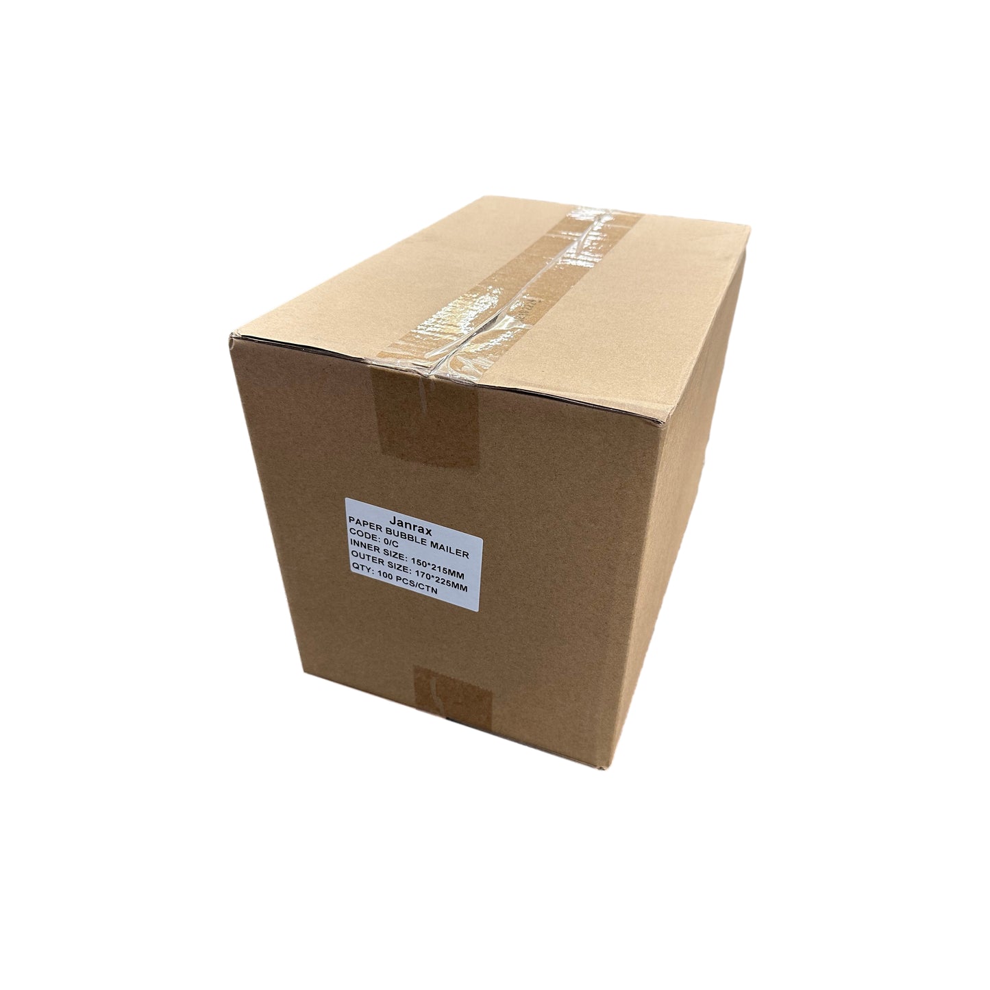 Bubble Lined Size 0/C Padded Brown Postal Envelope by Janrax