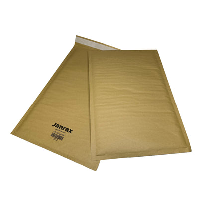 Bubble Lined Size 3/F Padded Brown Postal Envelope by Janrax