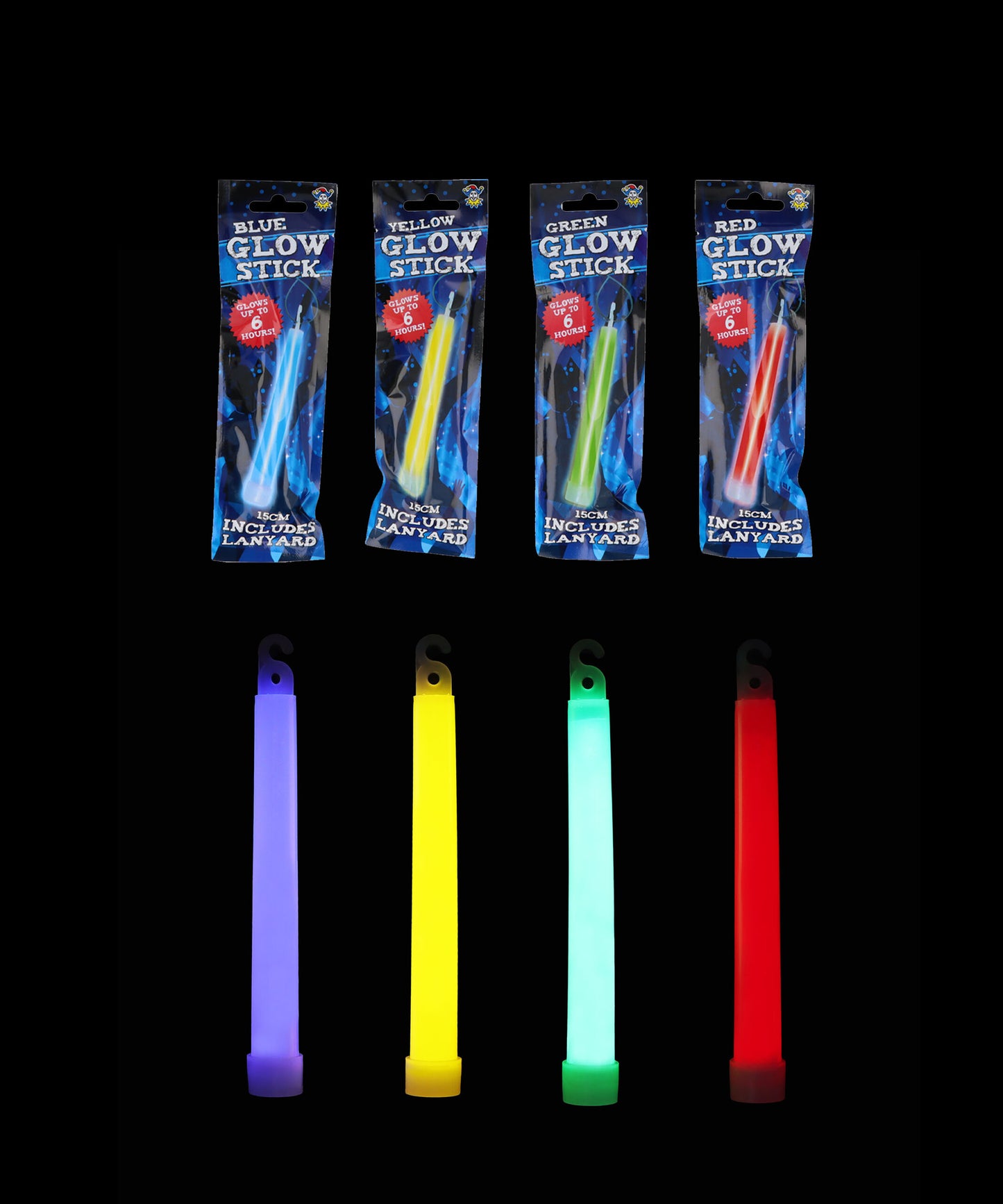Pack of 12 Dream Glow 6 inch Light Sticks