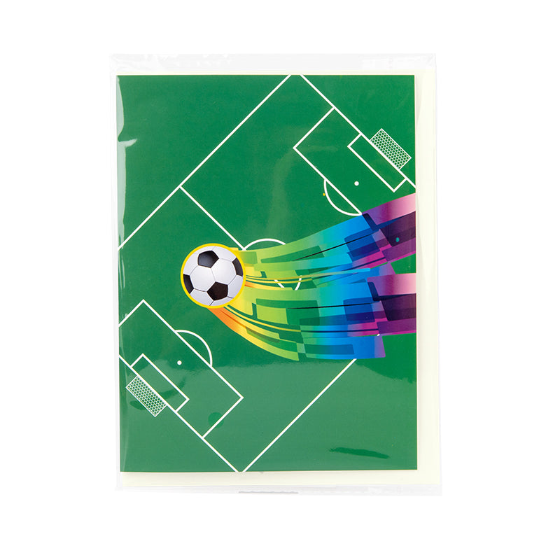 Goal Time 3D Soccer Pop Up Greeting Card